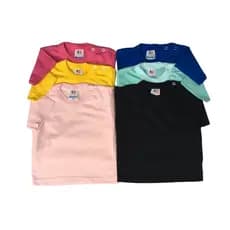 Camiseta Manga Curta, Meia Malha Lisa 100% Algodão P ao 10