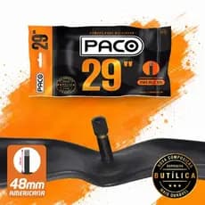 Camara De Ar 29 Paco Modelo Novo 29x1.95/2.125 1 Unidade Ou 2 Unidades Bike 29