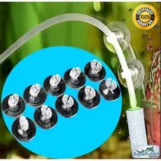 10 Ventosas com clip Para Fixar Mangueiras De Ar Ou Co2 Em Aquário Ventosa