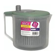 Centrífuga Compacta Seca Salada 2,5 Litros Secador Manual Folhas Verduras Frutas Vegetais Promoção!!