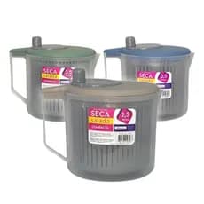 Seca Salada Centrífuga Compacta 2,5 Litros Secador Manual Folhas Verduras Frutas Vegetais Oferta!!