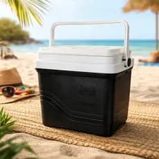 Caixa Térmica 22L Cooler Conserva Gelada Viagem Praia Piscina c/ Porta Copos Oferta Envio Rápido!!!!