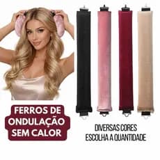 Ferros de Ondulação de Cabelos Sem Calor Ondas Cachos Modelador Sem calor Cabelo Bobes Cores