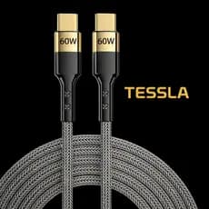 Cabo Tipo-C para Tipo-C com Carregamento 5A 60w Rápido para iPhone 15 16 e todos aparelho Tipo-C