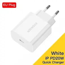 Essager 20W Carregador + Cabo de 60W e 120W ( ORIGINAL) de carregamento rápido Tipo-C para iPhone 16 15 14 13 12 11