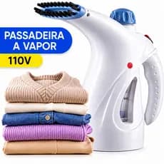 Passadeira a Vapor 800W 110V Vaporizador Portátil para Roupas Ferro Vertical Tira Amassados