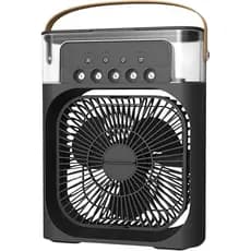 Climatizador Portátil Super Turbo 4 em 1 Ventilador Mega Potente USB