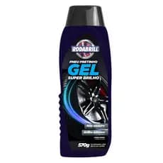 Pneu Pretinho Gel Super Brilho Rodabrill 570g ou Opção com Multi Aplicador (ESCOLHA)