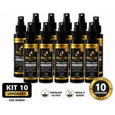 Kit 10 X Tonico MinoxDNA Capilar Spray 120ml Crescimento Barba, Cabelo, Sobrancelha