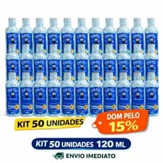 Kit 50x Tônico Dom Pelo 120ml Original Cresce Barba Cabelo Revenda Atacado
