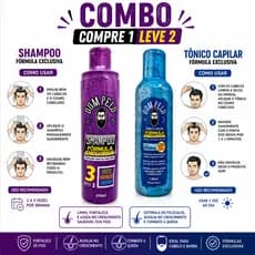 Kit Pro Minoxi Advanced Tônico e Shampoo Antiqueda e Crescimento Capilar