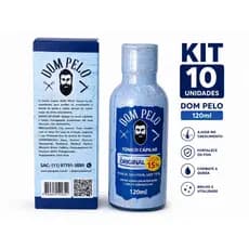 Tônico Capilar DOM PELO Crescimento Acelerado Cabelo, Barba e Sobrancelhas 120ml