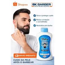 Talco Mentolado Dom Pelo Ultra Fino 200g - Frescor e Proteção
