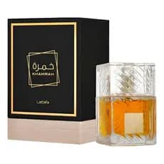 Khamrah Lattafa, perfume árabe premium, perfume importado masculino, perfume doce masculino