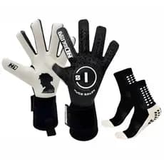 LUVA DE GOLEIRO N1 SCORPIUS HUGO SOUZA + MEIA ANTIDERRAPANTE