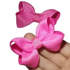 Laço boutique P / Presilha de cabelo infantil menina