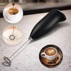 Mini Mixer Elétrico Portátil Misturador De Whey Cafe Espumador De Leite Batedor A Pilha