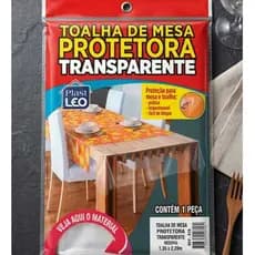 Toalha de Mesa Protetora Transparente Impermeável – Praticidade e Proteção!