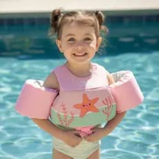Colete Salva-Vidas Infantil Bóia De Braço Estrela Do Mar Nash Homologado