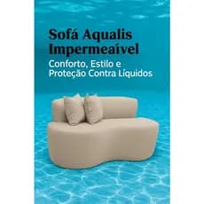 Sofá Aqualis Impermeável 100cm – Conforto, Estilo e Proteção Contra Líquidos | Design Moderno