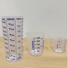 Kit 3 Copos Medidor Bico Dosador Medida 500ml / 250ml / 100ml