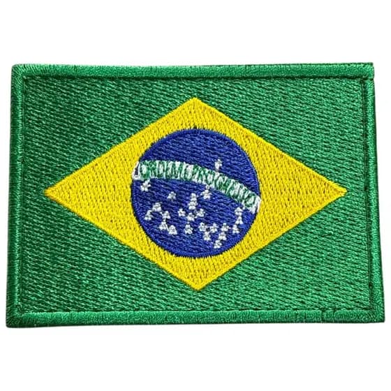 Bandeira Do Brasil Bordada Exército Brasileiro Novo Modelo