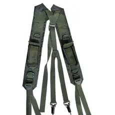 Suspensório De Serviço Bolsos fecho em Metal