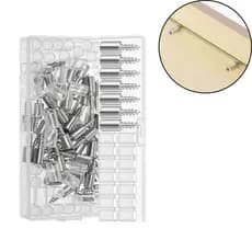 Kit 30 Pinos De Suporte Prateleira Com Manga Antiderrapante