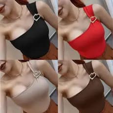 KIT 2 Blusa Feminina Mula Manca com Fivela Dourada Orgânica Suplex Premiumm Verão Tendência Elegante