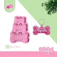 Molde Placa Pet Cães e Gatos Resina Epóxi