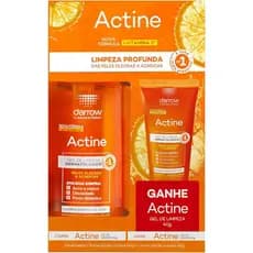 Darrow Actine Kit – Gel de Limpeza Facial Vitamina C 140g + 40g Kit