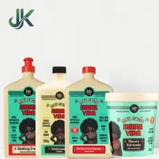 Kit Lola Cosmetics Meu Cacho Minha Vida – Shampoo + Condicionador + Máscara + Creme de Pentear.