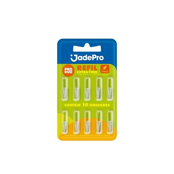 Cartela de Refil para Escova Interdental C/10 Unidades Jadefrog