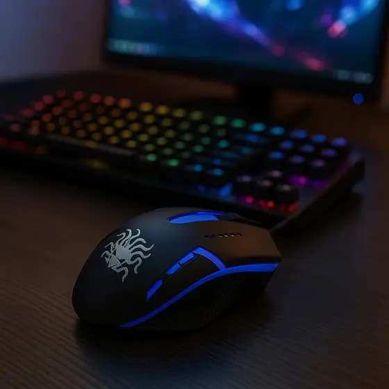 Mouse Gamer 1200 DPI USB Óptico 5+ Para PC Notebook Gamer