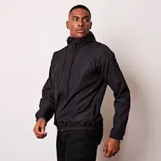 Corta Vento Jaqueta Masculino Liso Impermeável com Bolso Interno e Touca