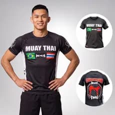 Camiseta Muay Thai Competidor Dry Fit MMA Treino Academia
