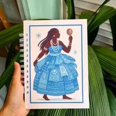 Caderno capa dura/Caderno Orixás/ Caderno de anotações