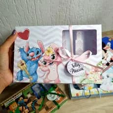 Caixa Mini confeiteiro todos os temas- Pegue e monte