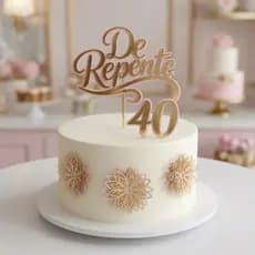 Topo de bolo De repente| Decoração de bolo De repente + linda