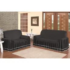Capa De Sofa 2 E 3 Lugares Moderna Oferta Dália Peletizada