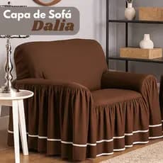 Capa De Sofa 2 Lugares Moderna Oferta Dália Peletizada