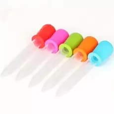 Kit Conta-Gotas De Silicone Colorido Para Atividades De Coordenação Motora Fina. Pipeta 5ml