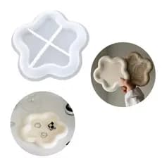 Molde de Silicone Bandeja Formato de Estrela para Resina Gesso Cimento Forma Decoração