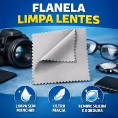 Flanela Microfibra 10/ 20/ 30 ou 50 Unidades Limpa Óculos Celular e Tela  Não Risca Multiuso
