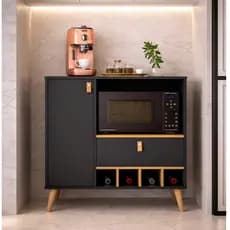 Armário de Cozinha Suporte p/Microondas Suspenso e com Pés Palito Édipo Cores Comprar Moveis em casa