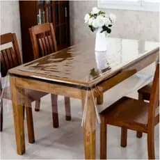 Toalha De Mesa Plastico Transparente Impermeável 1,40 X 80cm