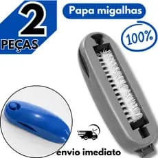 Escova Mágica Papa Migalhas Removedor de Pelos Limpeza Sofá Poltrona Bancada Carro Mesa