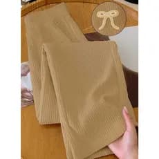Calça Feminina Pantalona Cintura Alta Tecido Anarruga Confortável e Casual Moda 2026