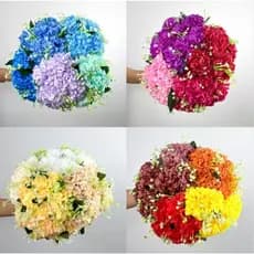 pompom - Buquê de Pompom grande artificial com 9 flores - BY800578