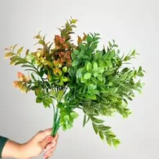 verdinho - Buque De Capim Artificial Folhagem de Matinhos Artificiais para decoração Casamento Casa Jardim - DZ801631